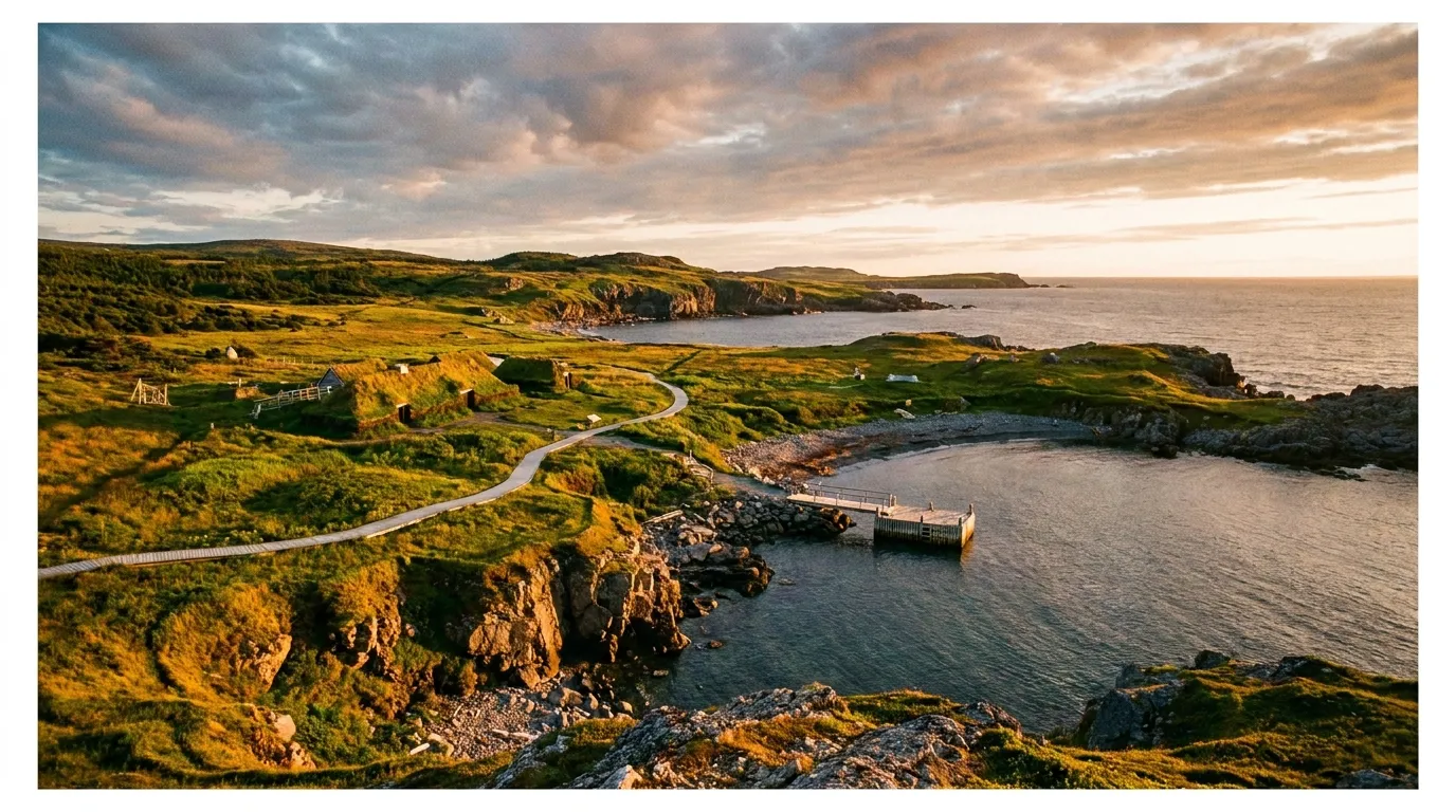L'Anse aux Meadows, Newfoundland, Canada cruise port