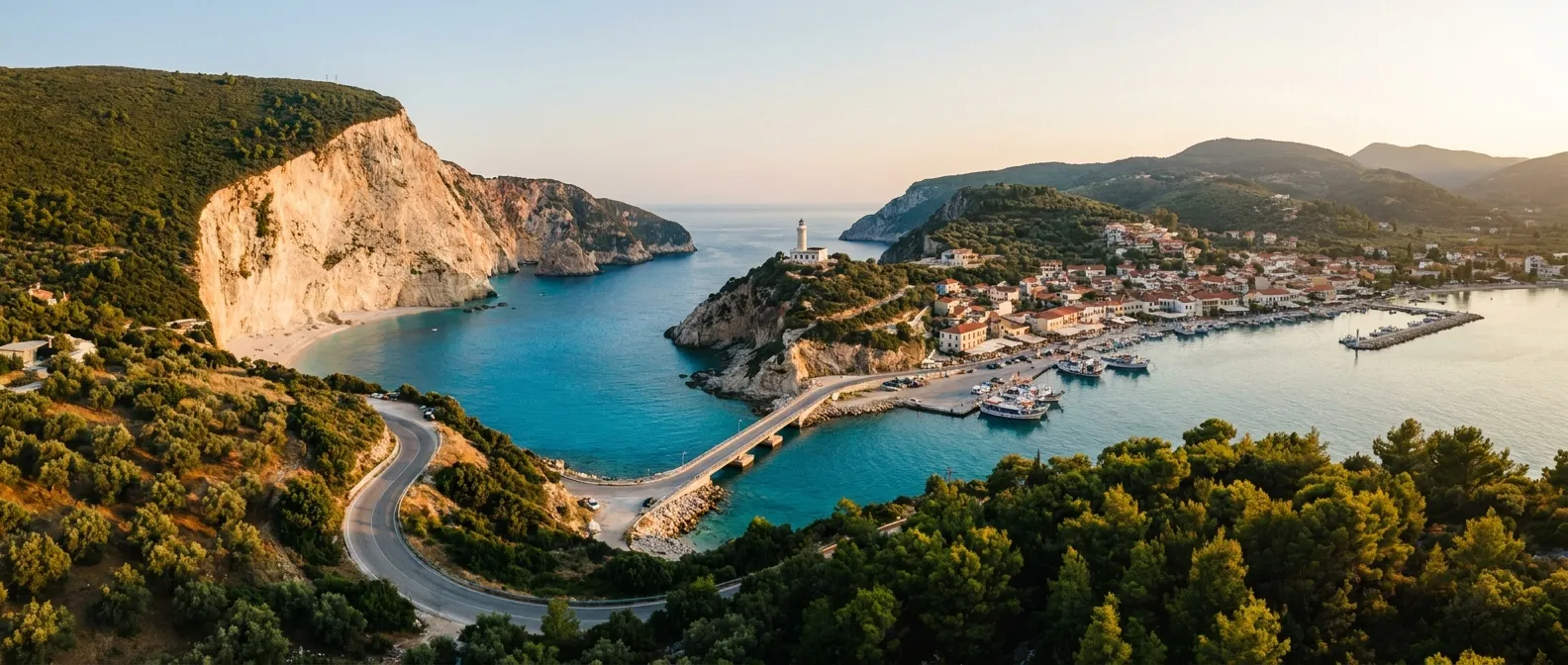 Lefkada Island, Ionian Islands, Greece cruise port