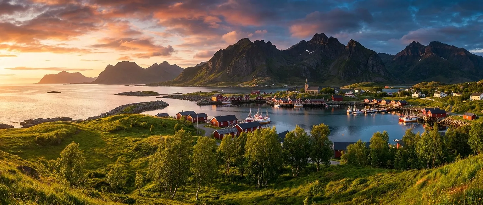 Leknes-Gravdal, Lofoten Islands, Norway cruise port