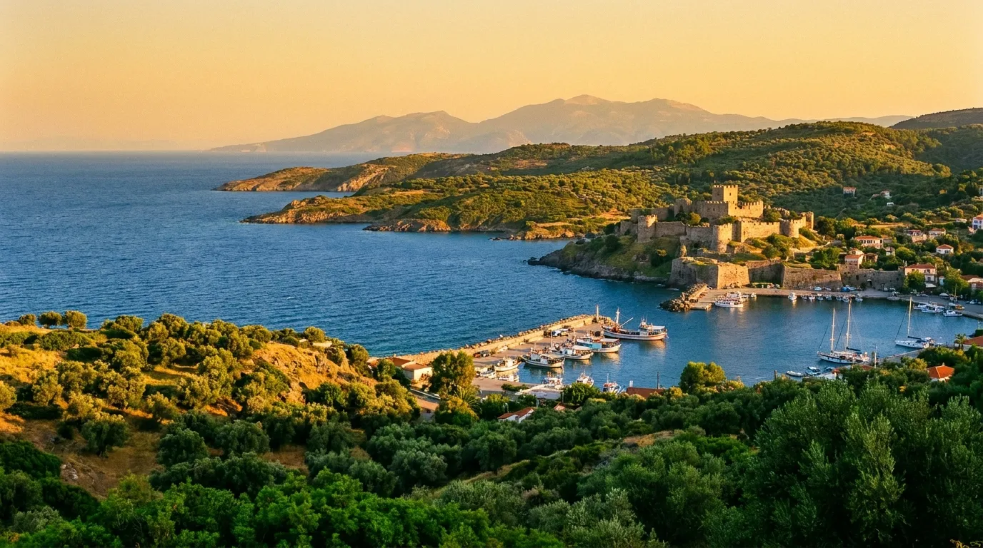 Lesbos Island (Mytilene), Aegean, Greece cruise port