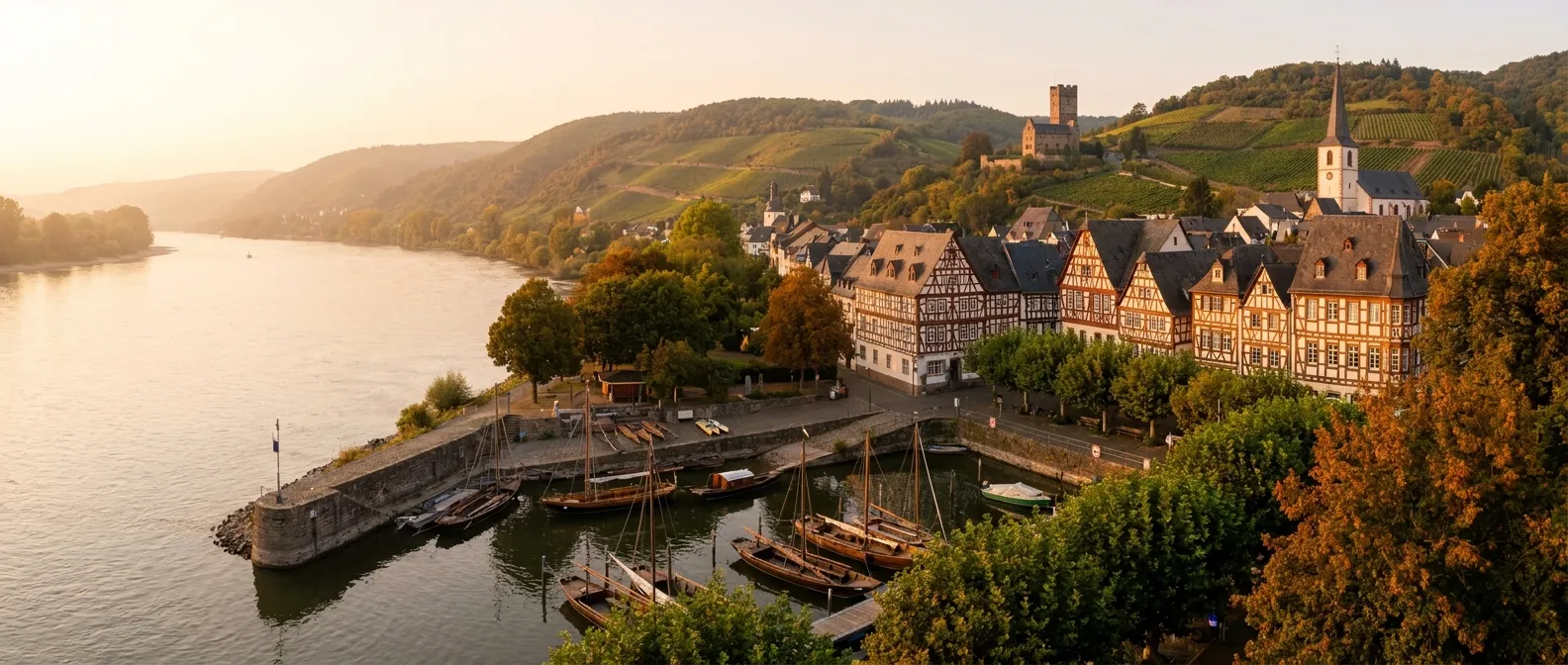 Linz am Rhein, Rhineland-Palatinate, Germany cruise port