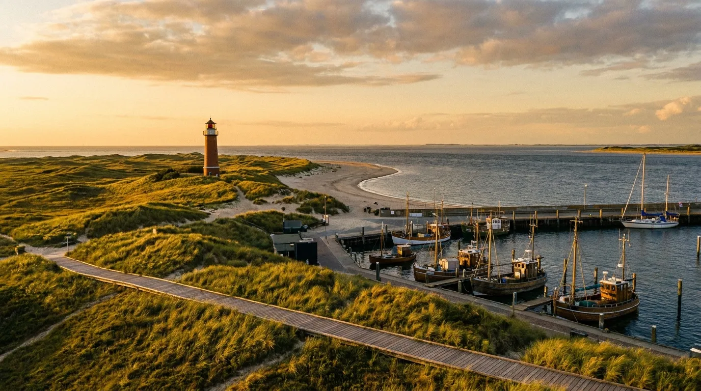 List auf Sylt, Schleswig-Holstein, Germany cruise port