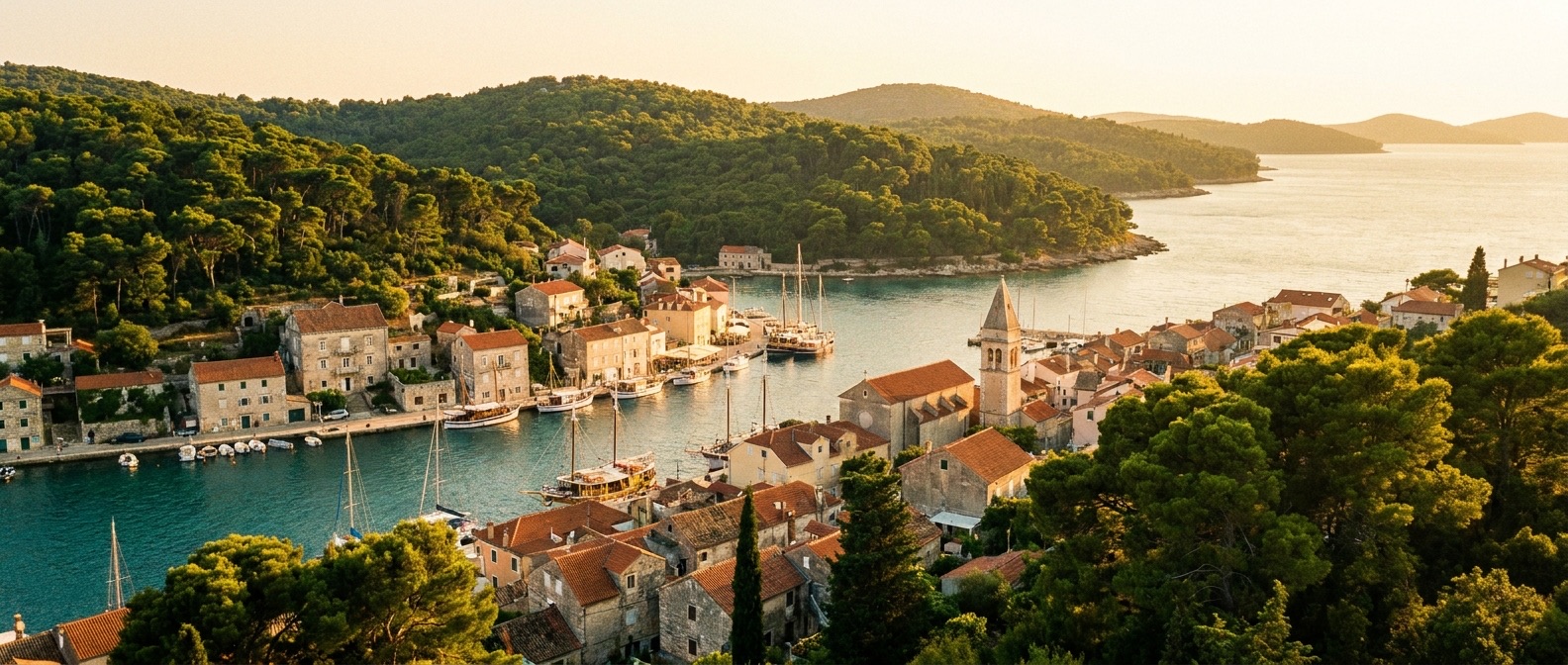 Mali Lošinj, Kvarner, Croatia cruise port