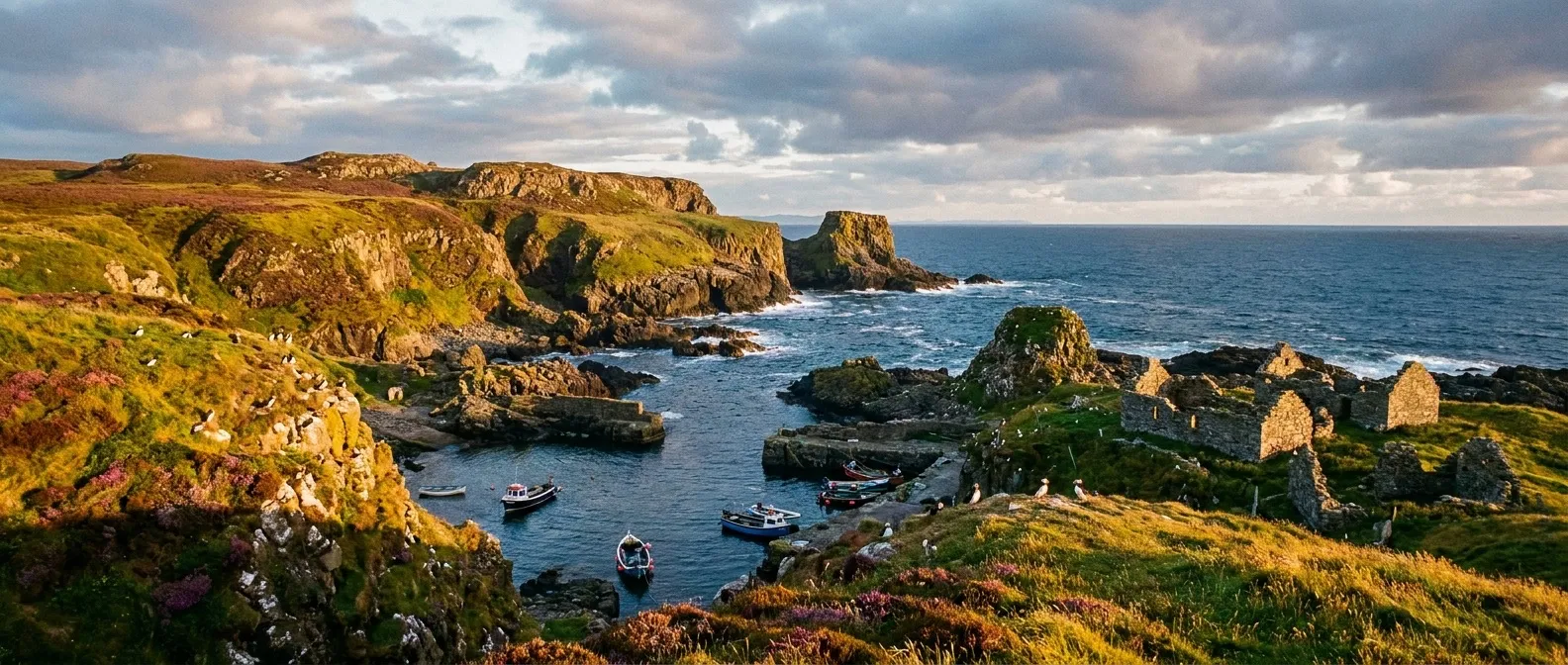 Lunga Island, Treshnish Isles, Scotland cruise port