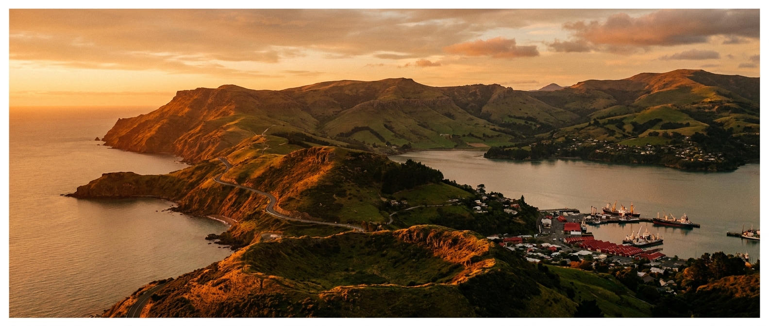 Lyttelton, Canterbury, New Zealand cruise port