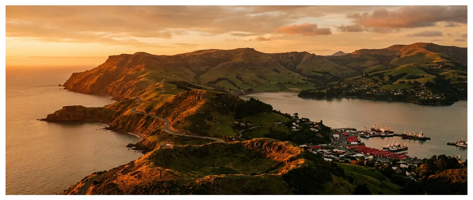 Lyttelton, Canterbury, New Zealand cruise port