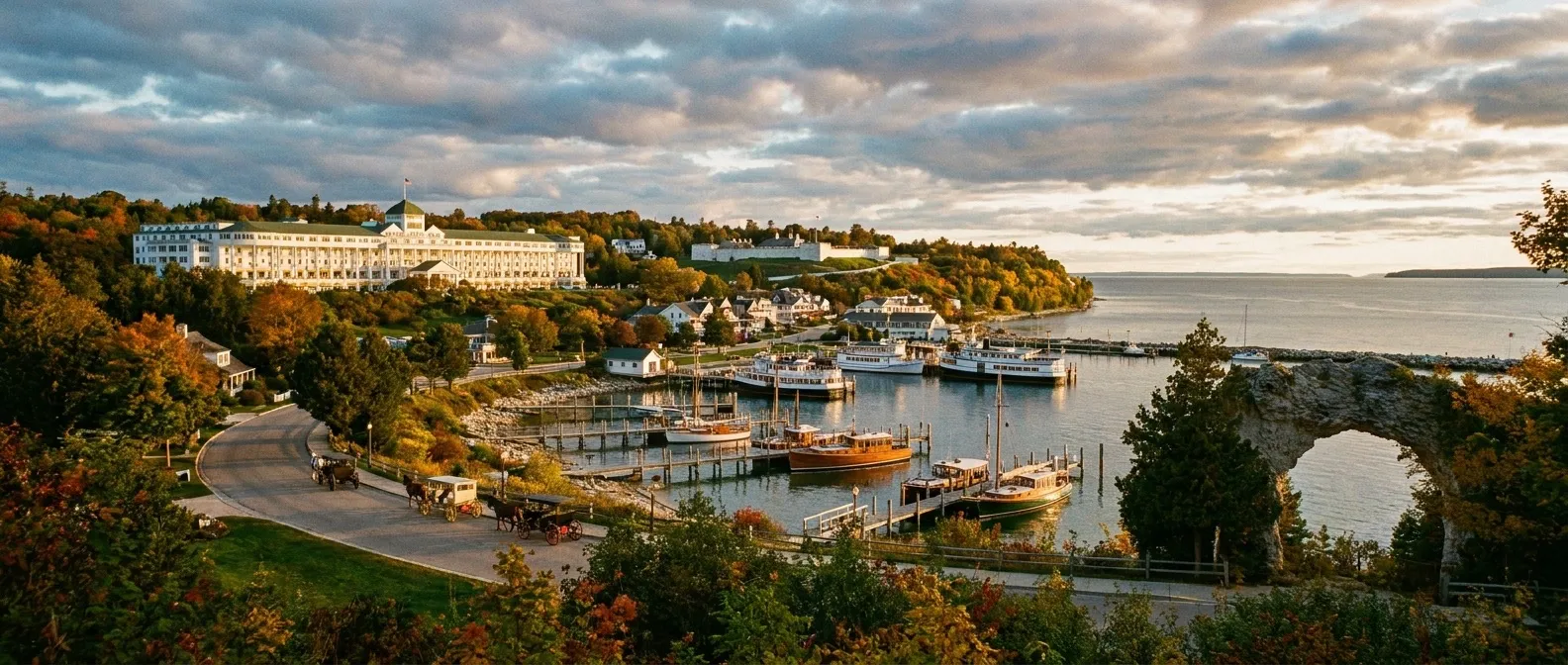 Mackinac Island, Michigan, USA cruise port