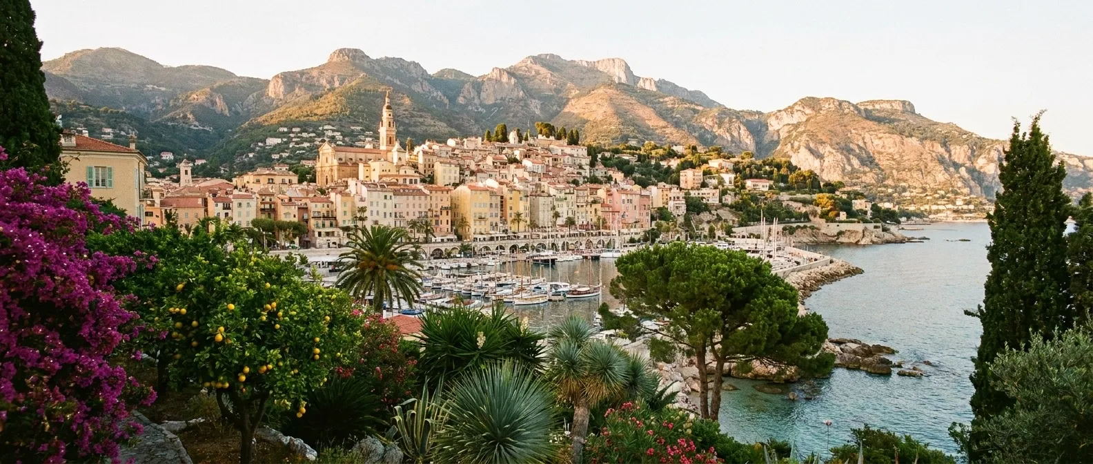 Menton, French Riviera, France cruise port