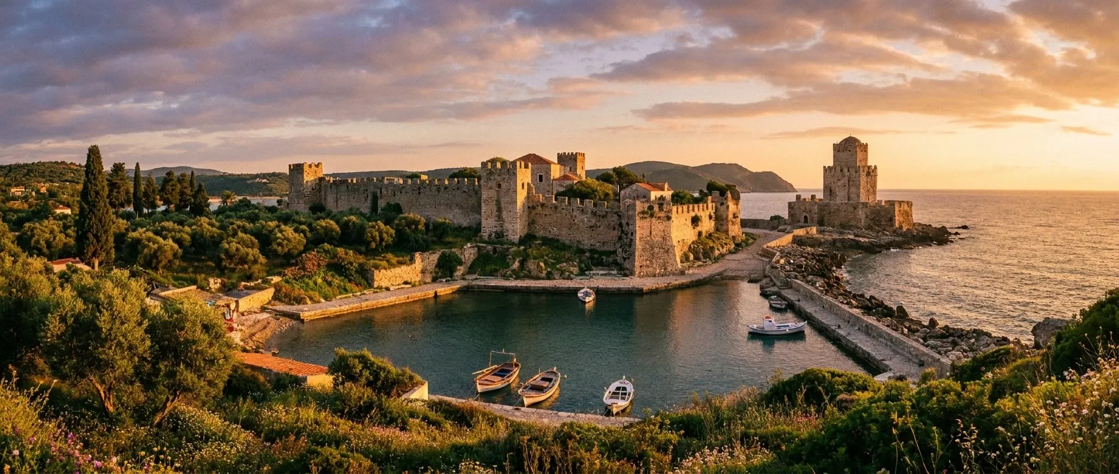 Methoni, Peloponnese, Greece cruise port