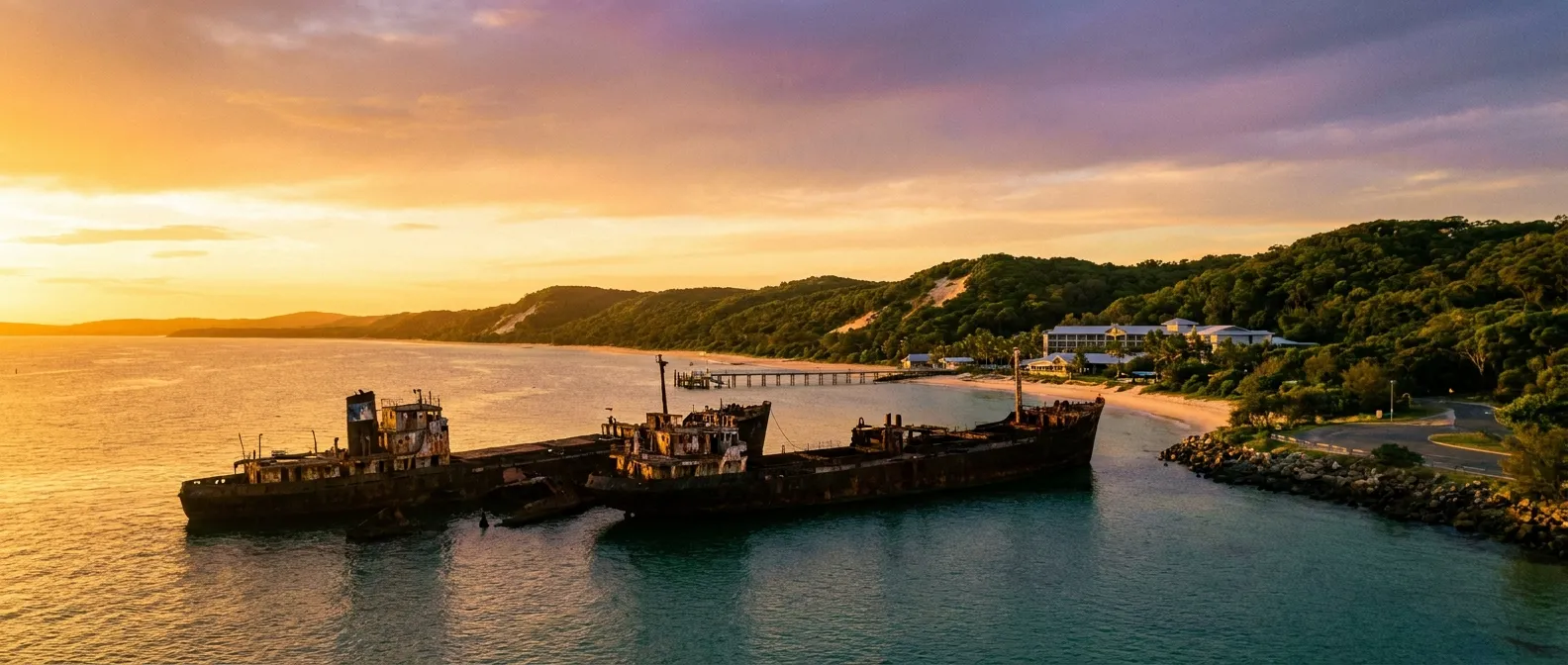 Moreton Island, Queensland, Australia cruise port