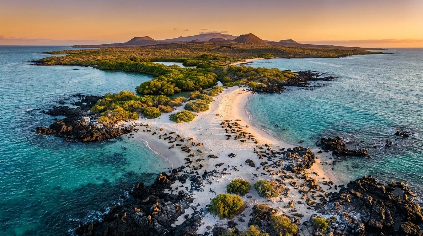 Mosquera Island, Galapagos, Ecuador cruise port
