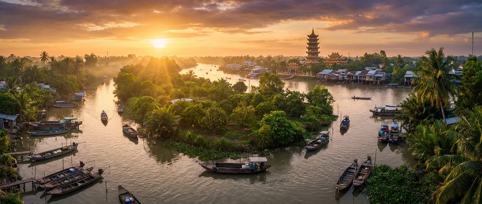 My Tho, Tien Giang, Vietnam cruise port