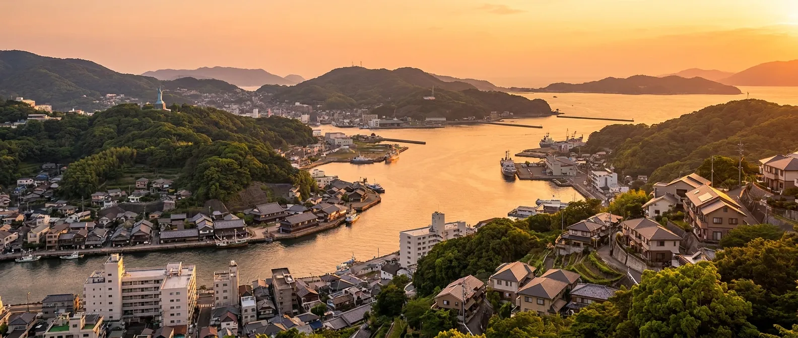 Nagasaki City, Nagasaki Prefecture, Japan cruise port