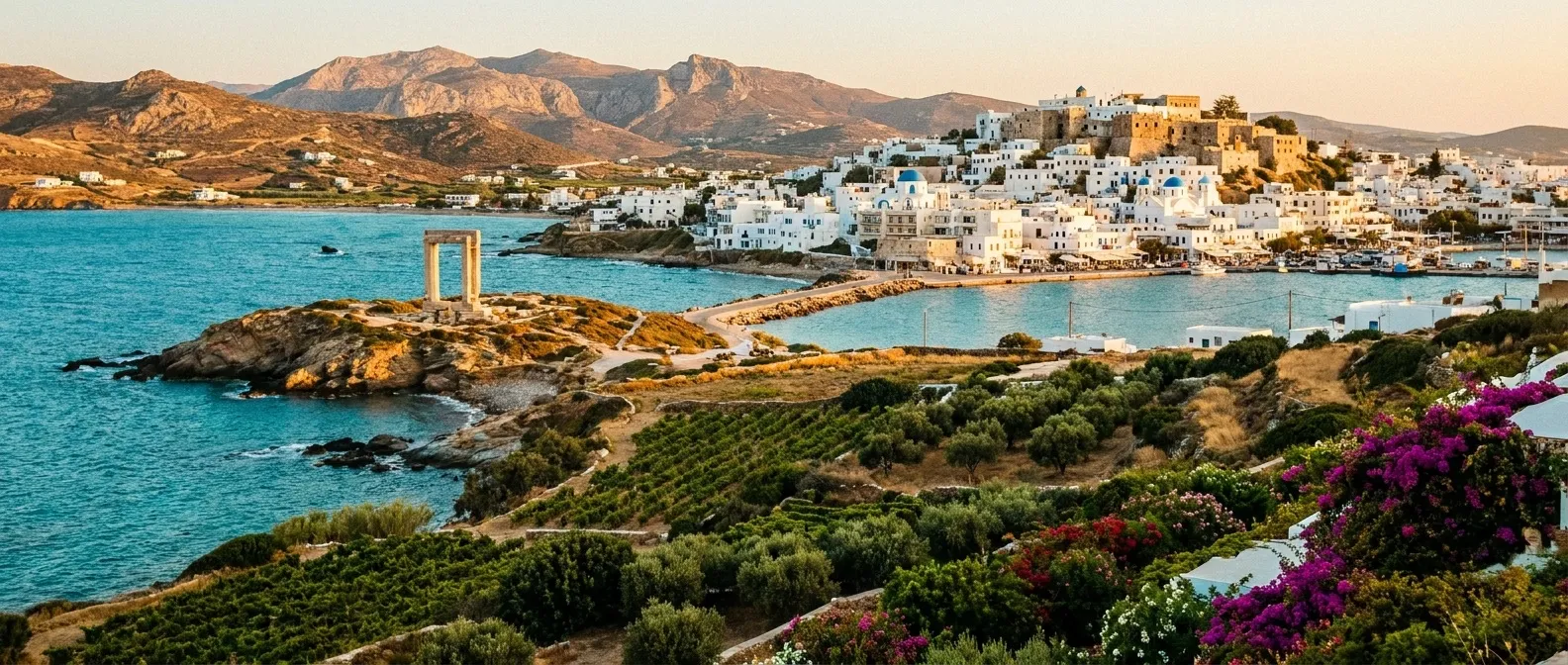 Naxos Island, Cyclades, Greece cruise port