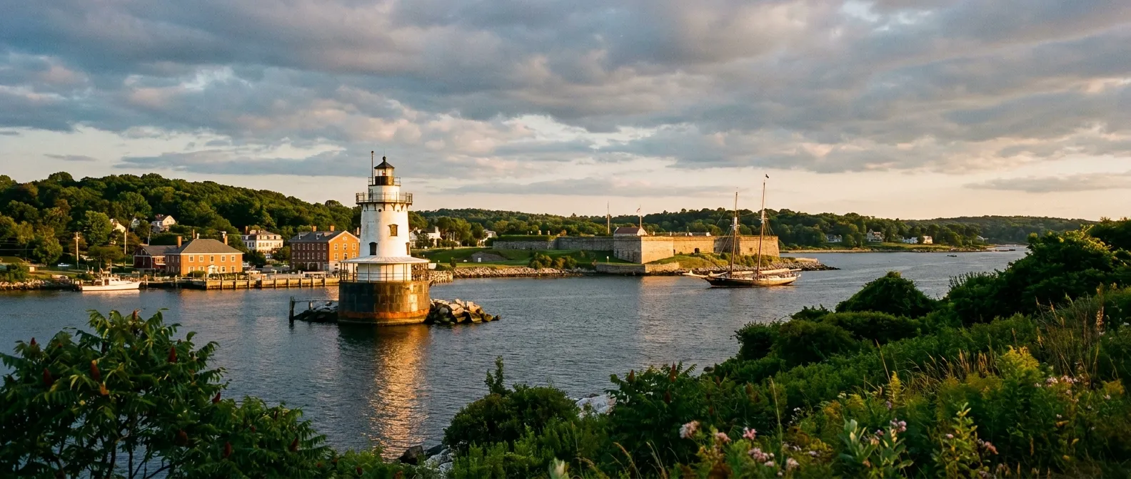 New London, Connecticut, USA cruise port