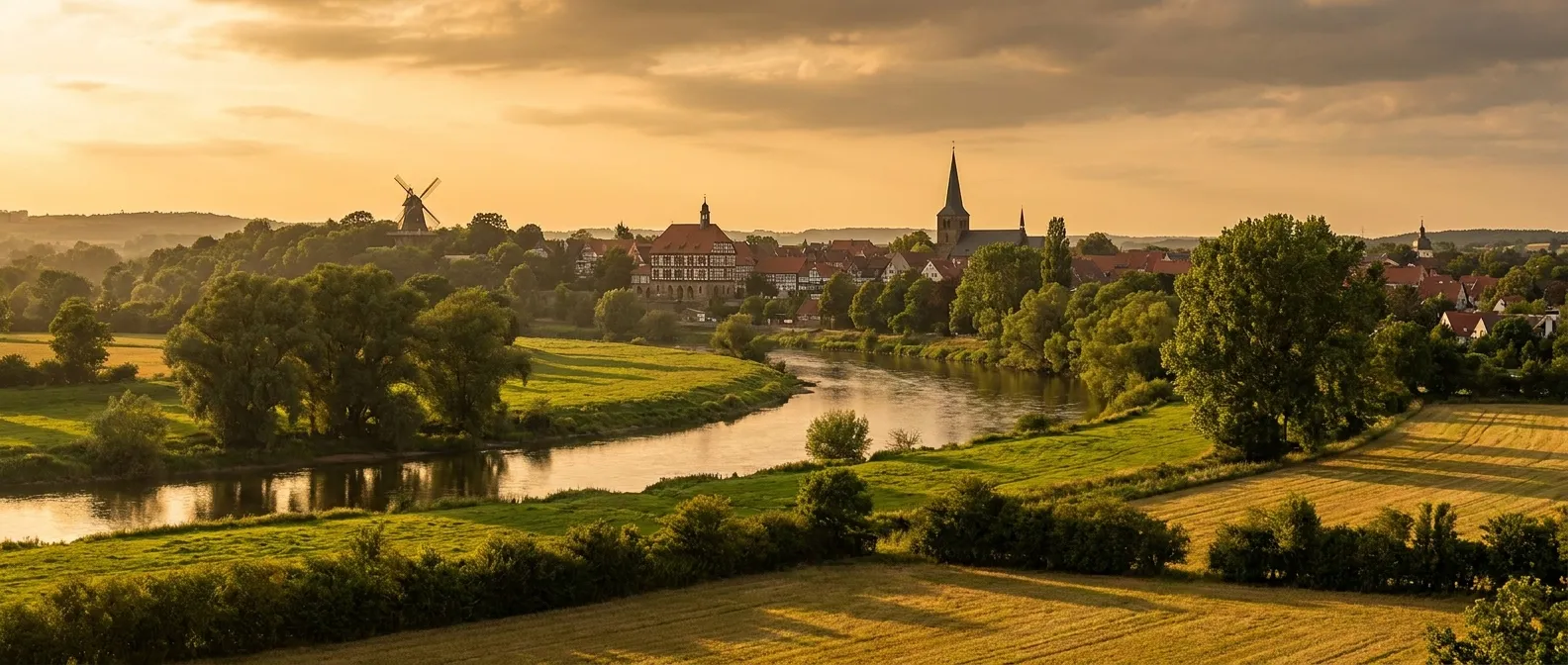 Nienburg/Weser, Lower Saxony, Germany cruise port