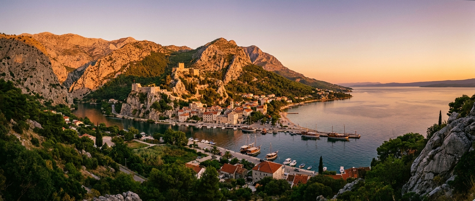Omiš, Split-Dalmatia, Croatia cruise port