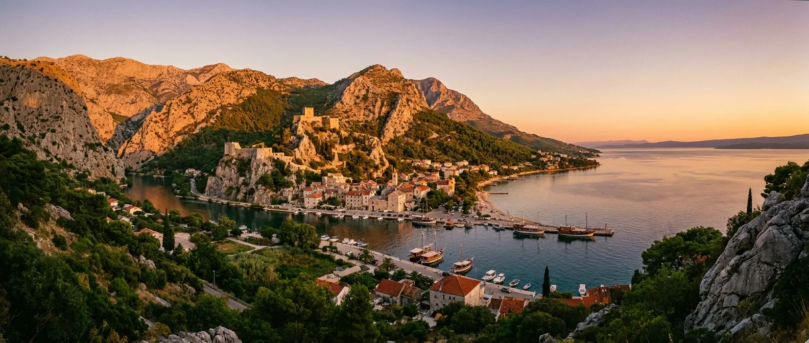 Omiš, Split-Dalmatia, Croatia cruise port