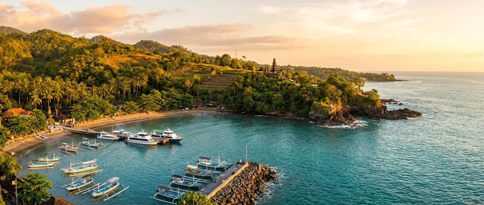 Padangbai, Bali, Indonesia cruise port