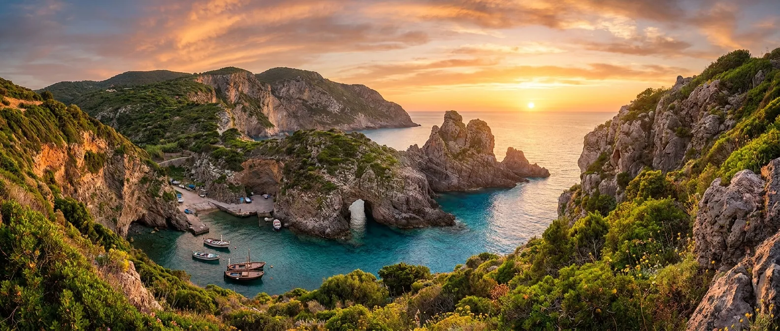 Palmarola Island, Pontine Islands, Italy cruise port