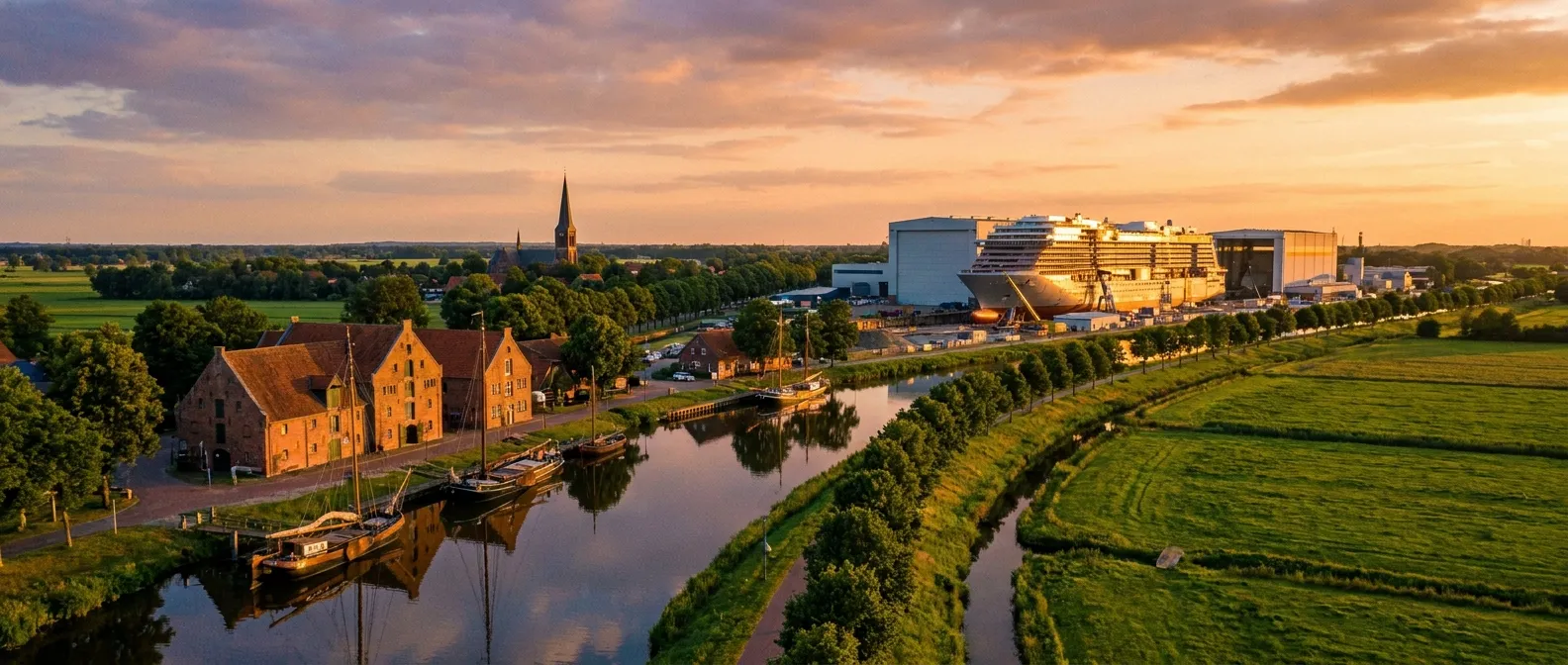 Papenburg, Lower Saxony, Germany cruise port