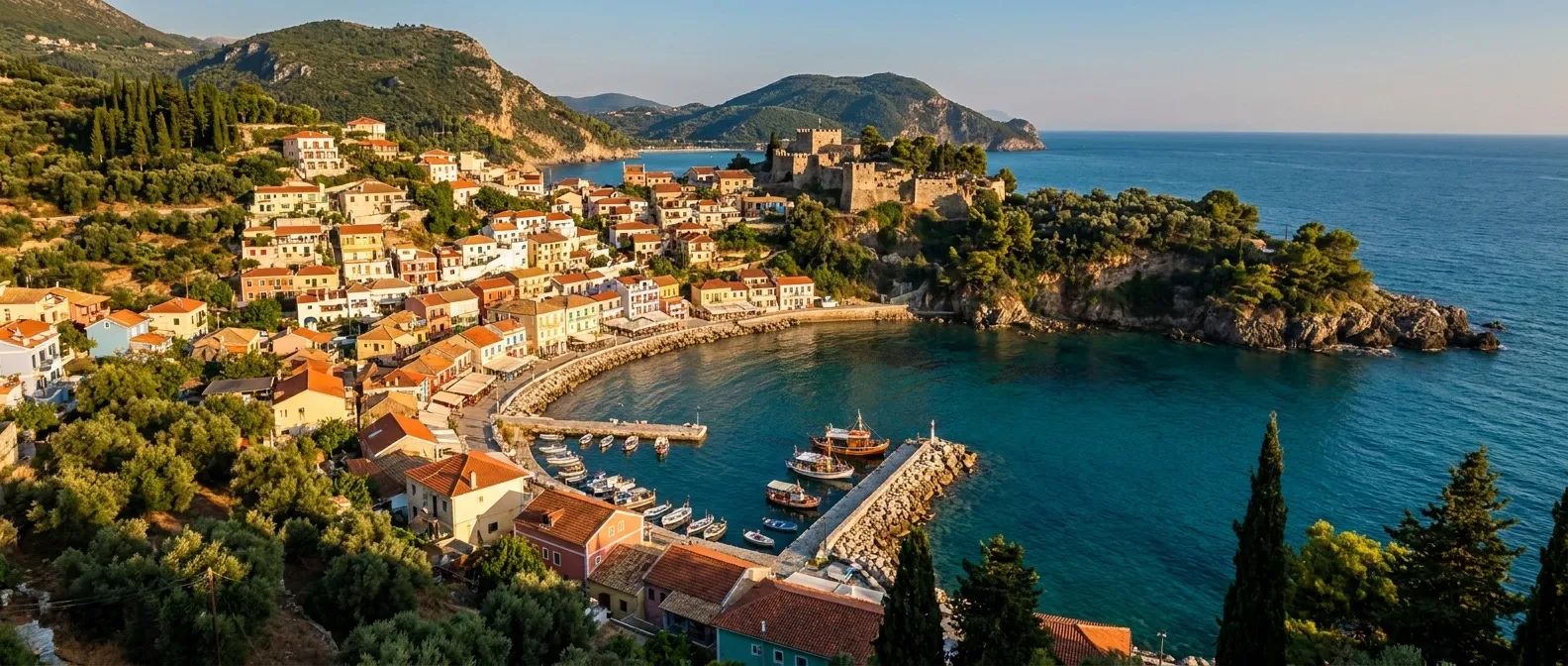 Parga, Epirus, Greece cruise port