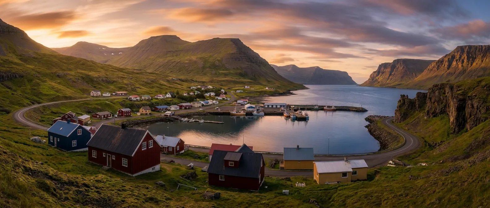 Patreksfjörður, Westfjords, Iceland cruise port