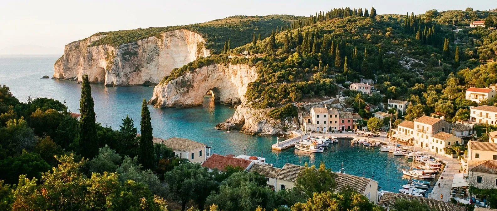 Paxos Island, Ionian Islands, Greece cruise port