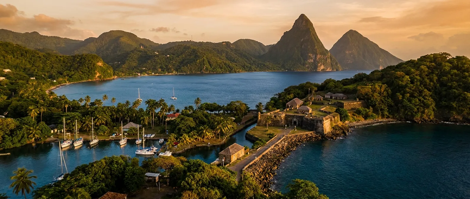 Pigeon Island, Saint Lucia, Caribbean cruise port