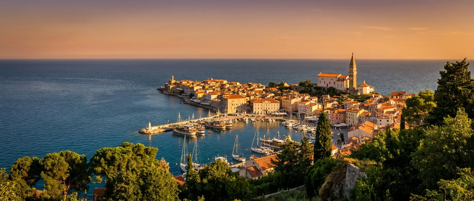 Piran, Slovenian Istria, Slovenia cruise port