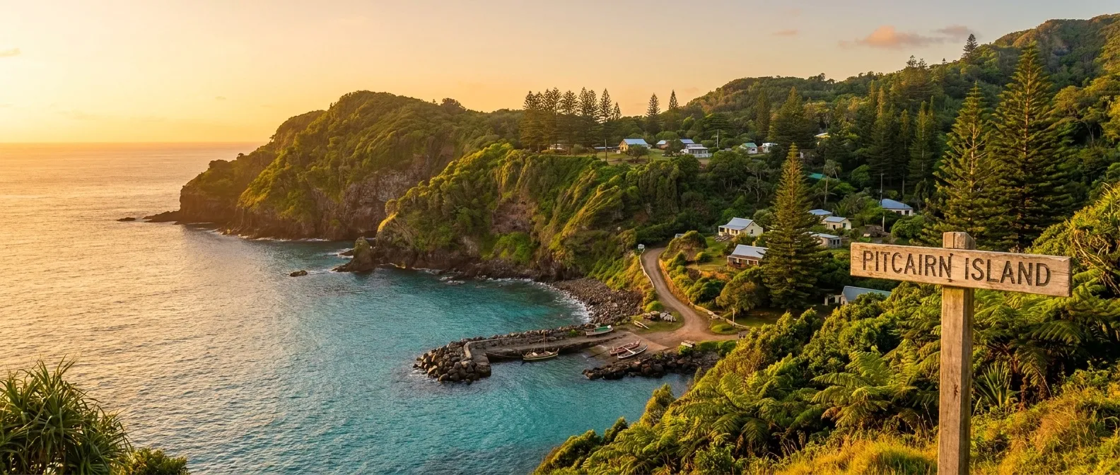 Pitcairn Island, South Pacific, British Overseas Territory cruise port