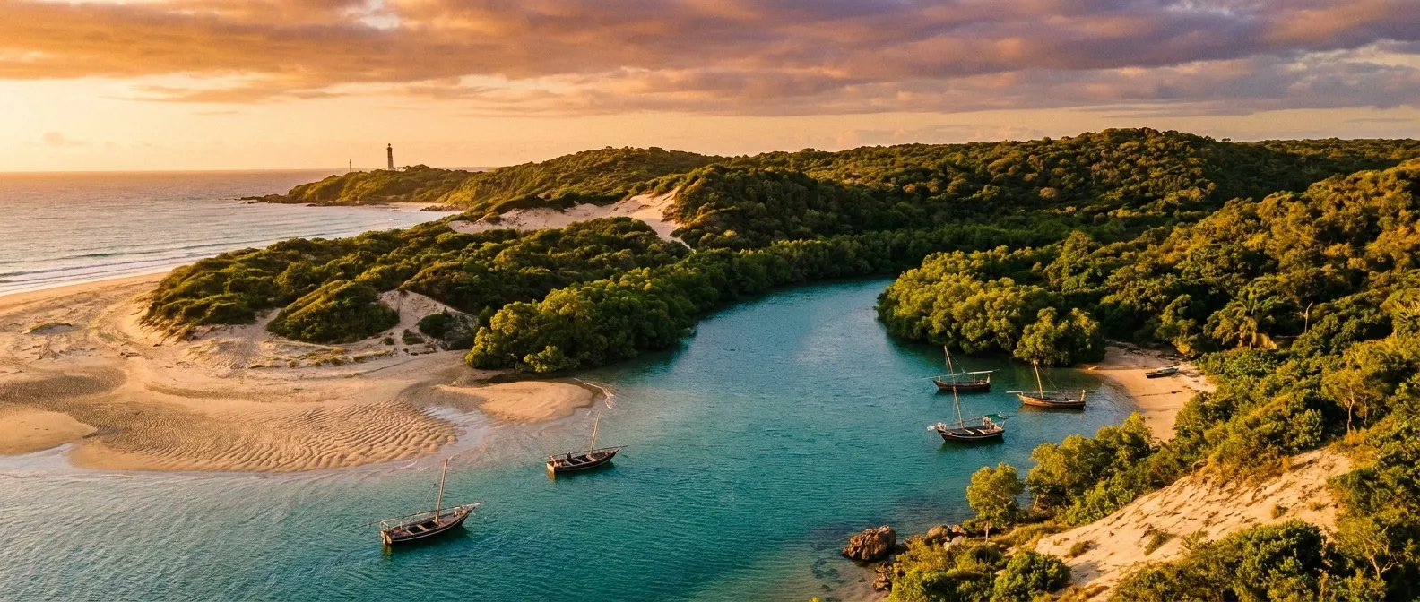 Pomene, Inhambane Province, Mozambique cruise port