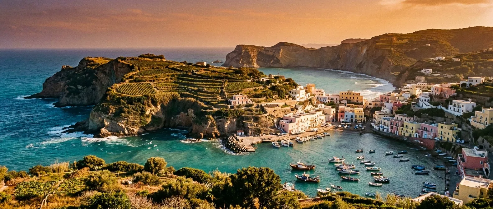 Ponza Island, Lazio, Italy cruise port