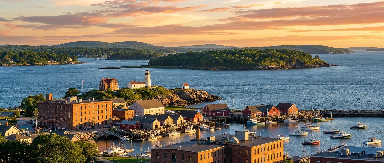 Portland, Maine, USA cruise port