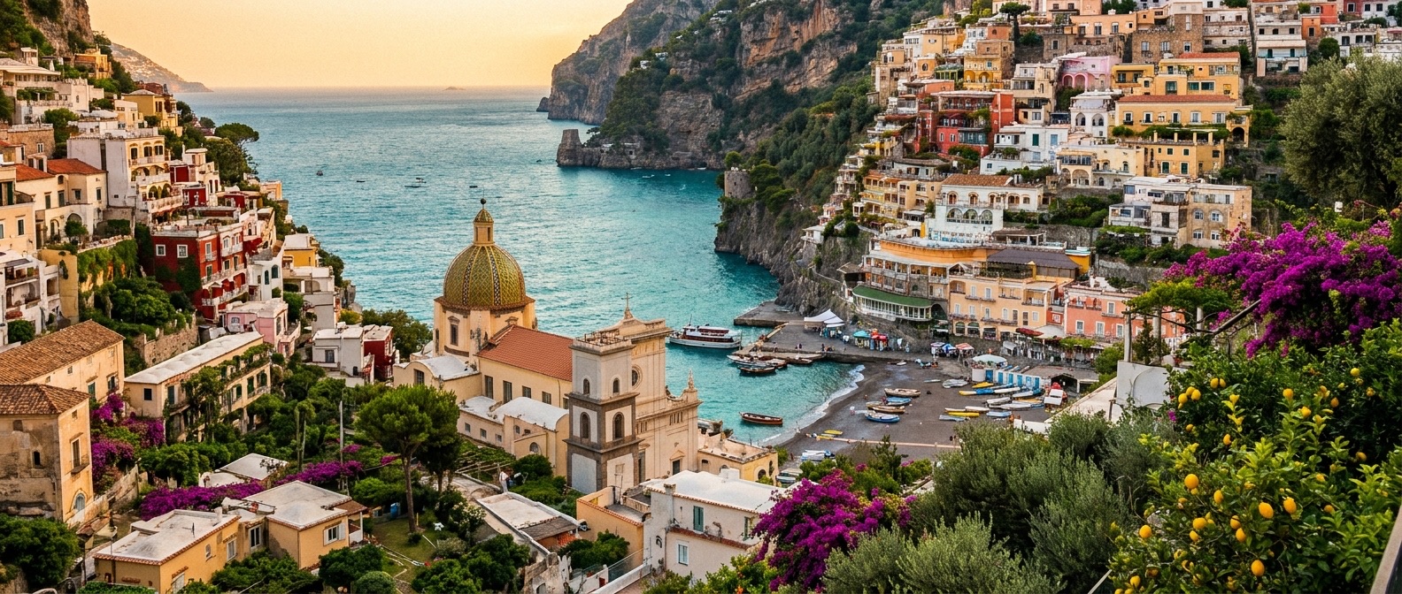 Positano, Amalfi Coast, Italy cruise port