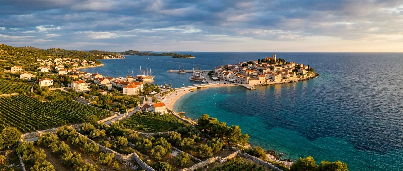 Primošten, Dalmatia, Croatia cruise port