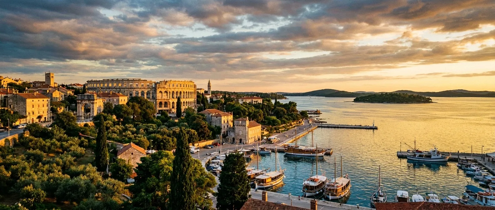 Pula, Istria, Croatia cruise port