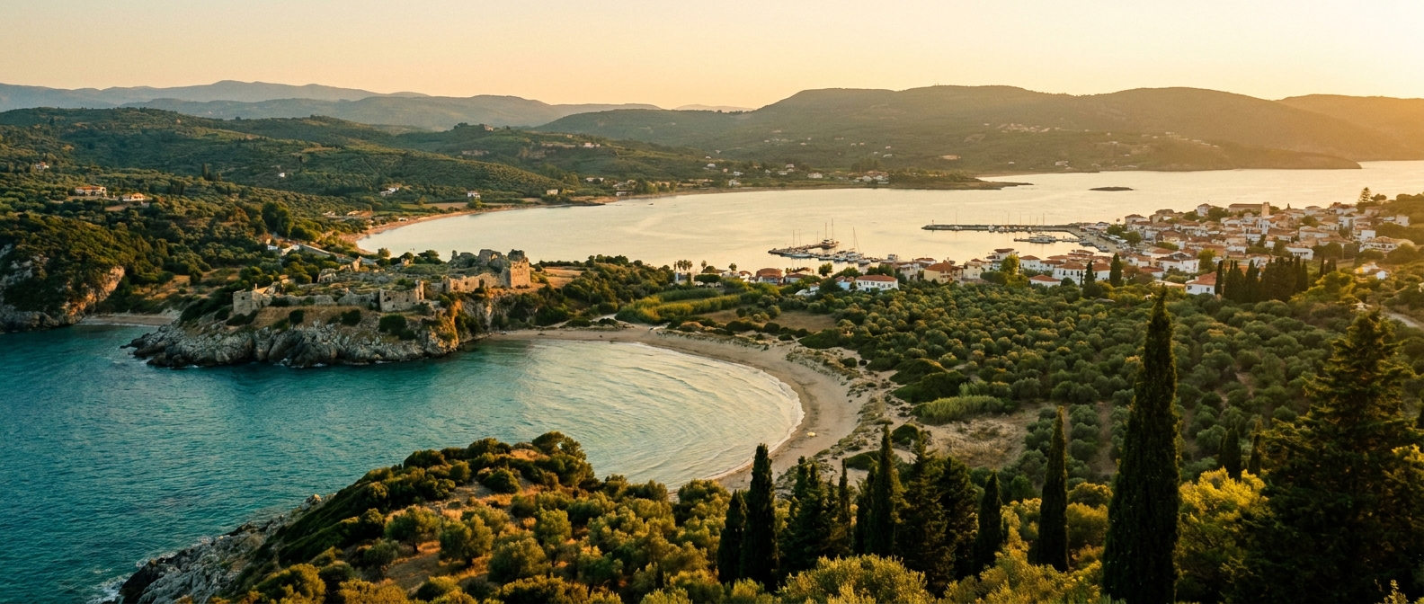Pylos, Peloponnese, Greece cruise port