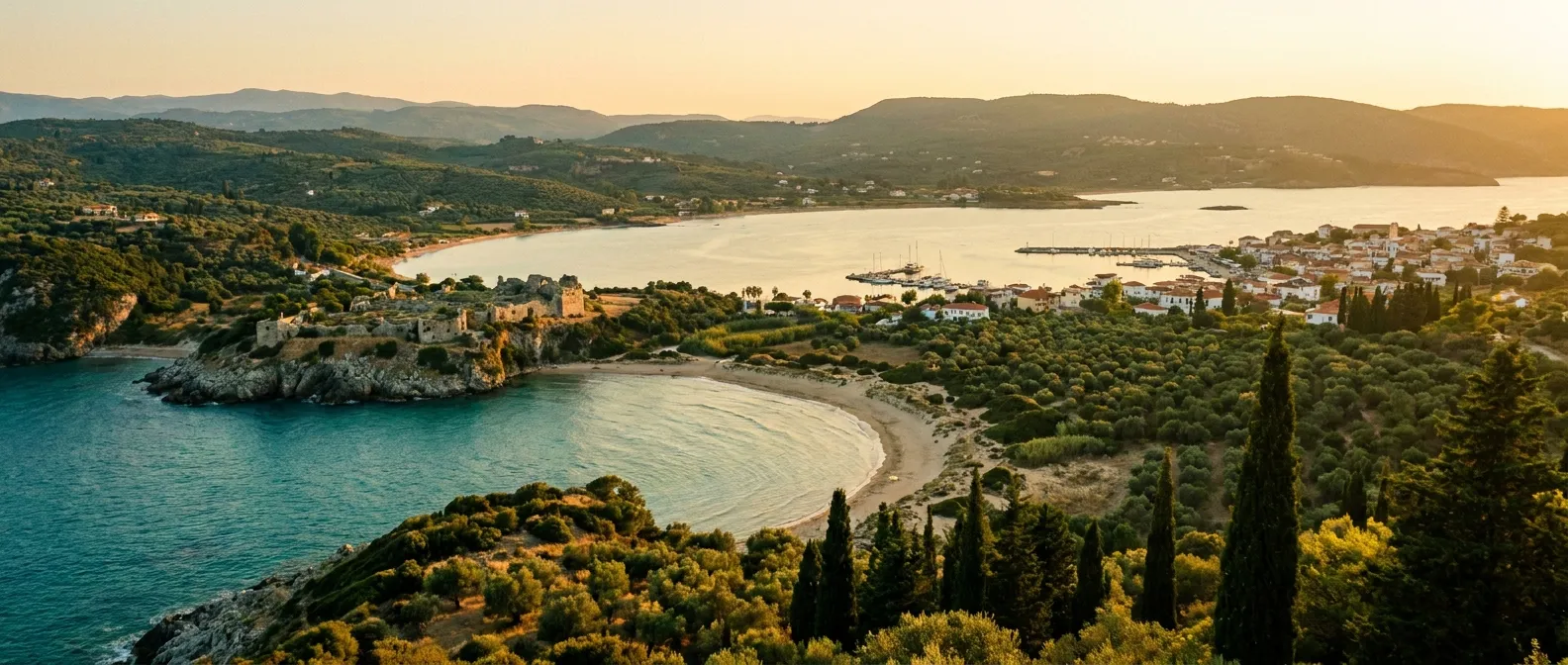 Pylos, Peloponnese, Greece cruise port