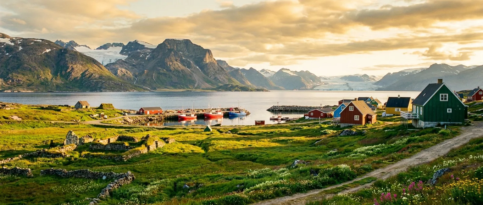 Qassiarsuk, Tunulliarfik Fjord, Greenland cruise port