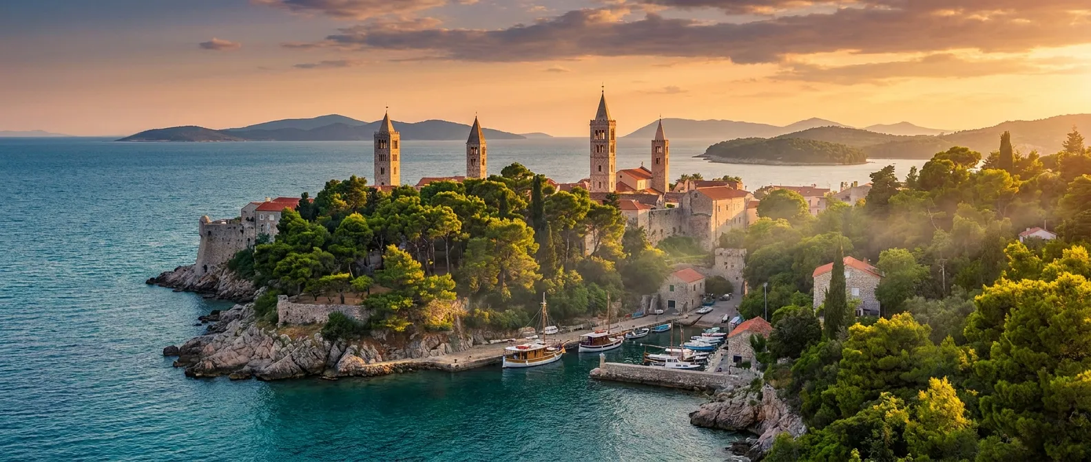 Rab Island, Kvarner Gulf, Croatia cruise port