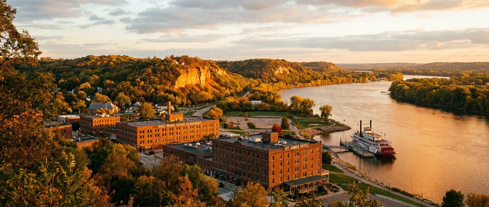 Red Wing, Minnesota, USA cruise port
