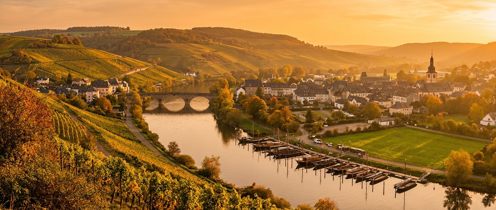Remich, Moselle Valley, Luxembourg cruise port
