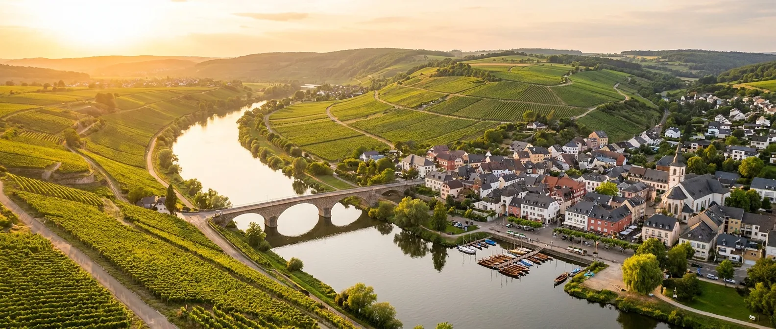 Remich, Moselle Valley, Luxembourg cruise port