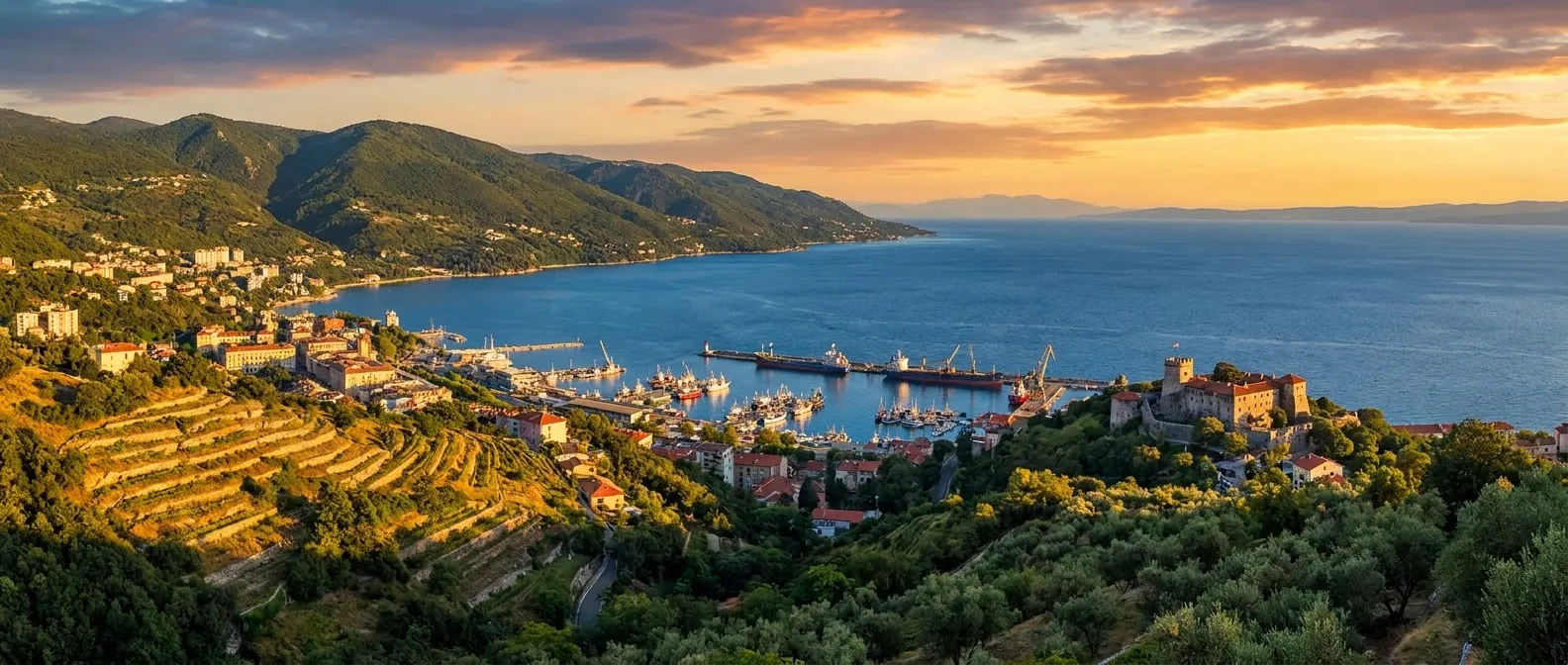 Rijeka, Kvarner, Croatia cruise port