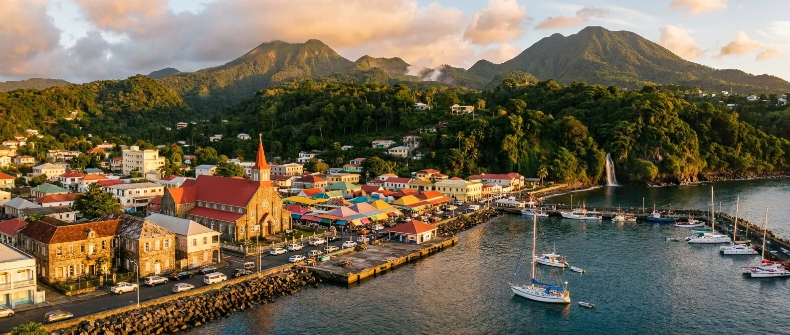 Roseau, Dominica, Caribbean cruise port