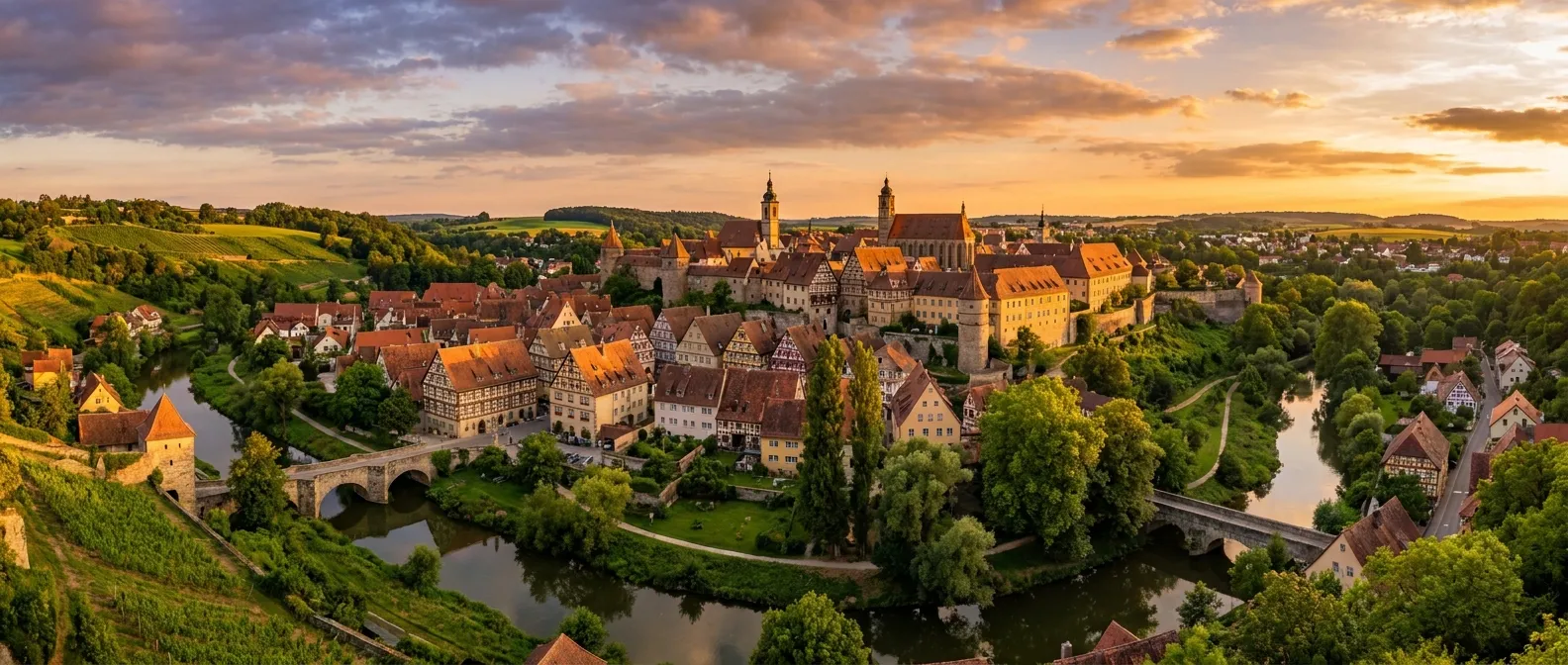 Rothenburg ob der Tauber, Bavaria, Germany cruise port