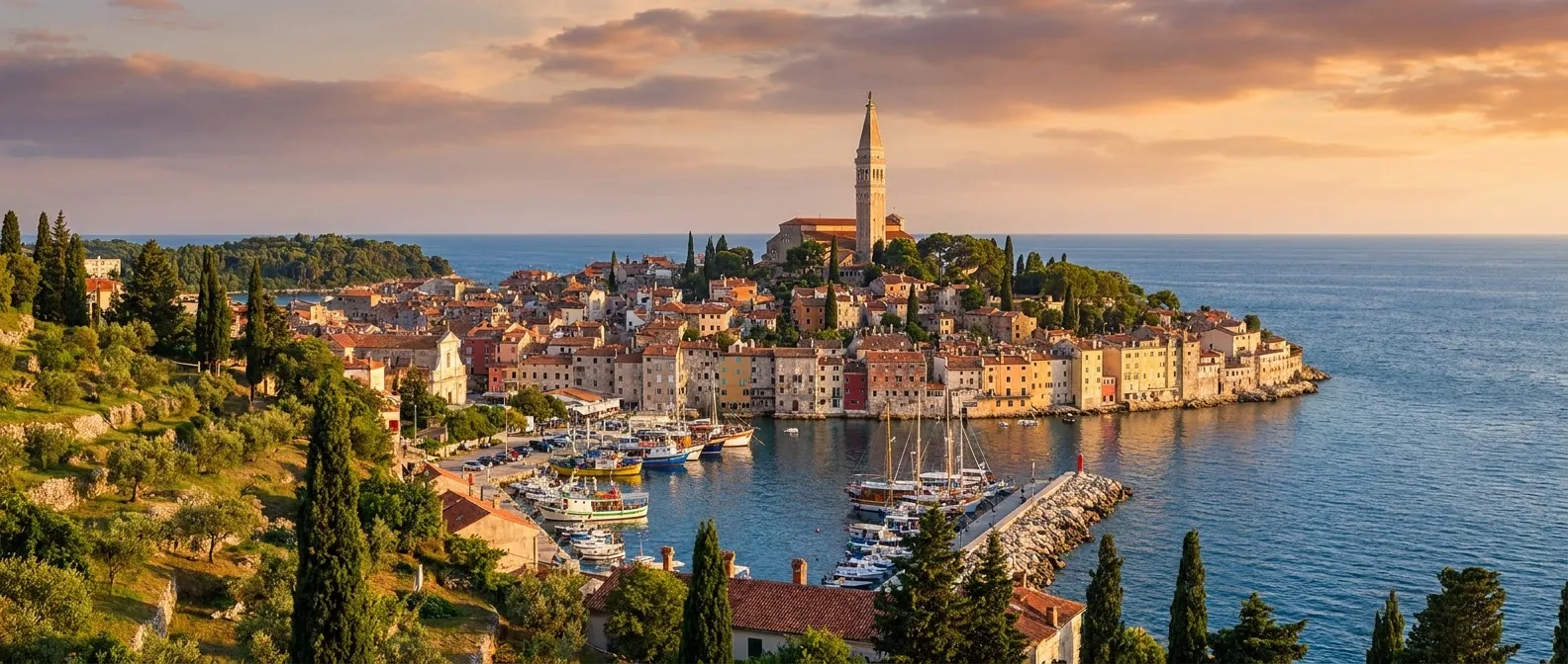 Rovinj, Istria, Croatia cruise port