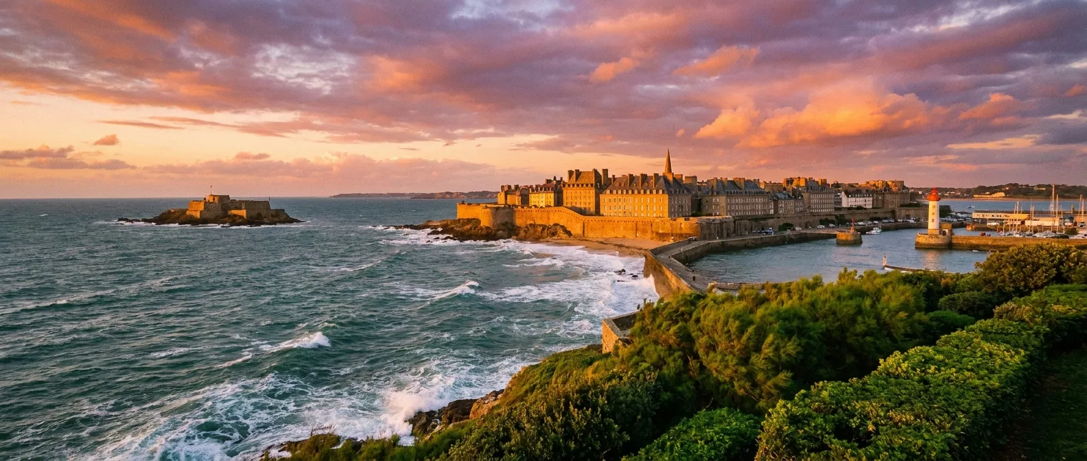 Saint-Malo, Brittany, France cruise port