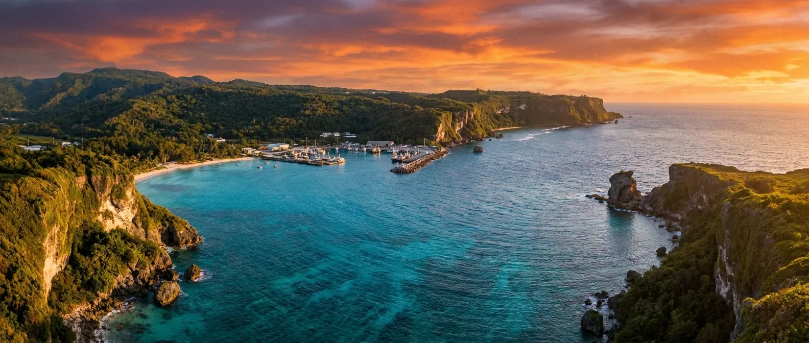 Saipan, Northern Mariana Islands, USA cruise port